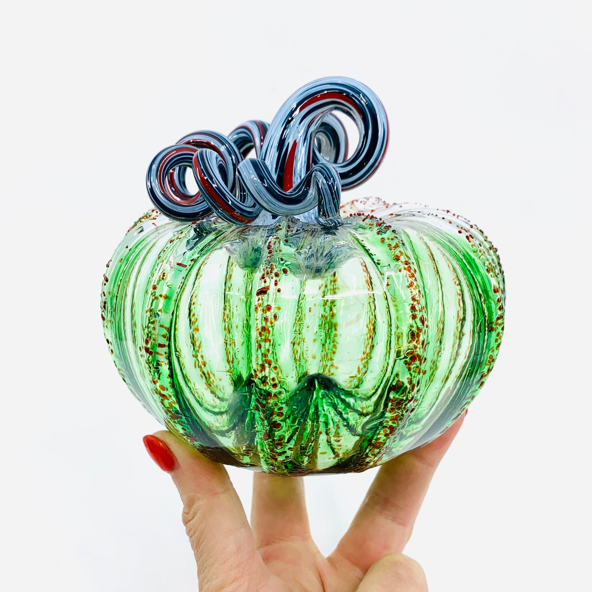 Daily Pumpkin 856 Holiday Squat Gabby Luke Adams Glass Blowing Studio 