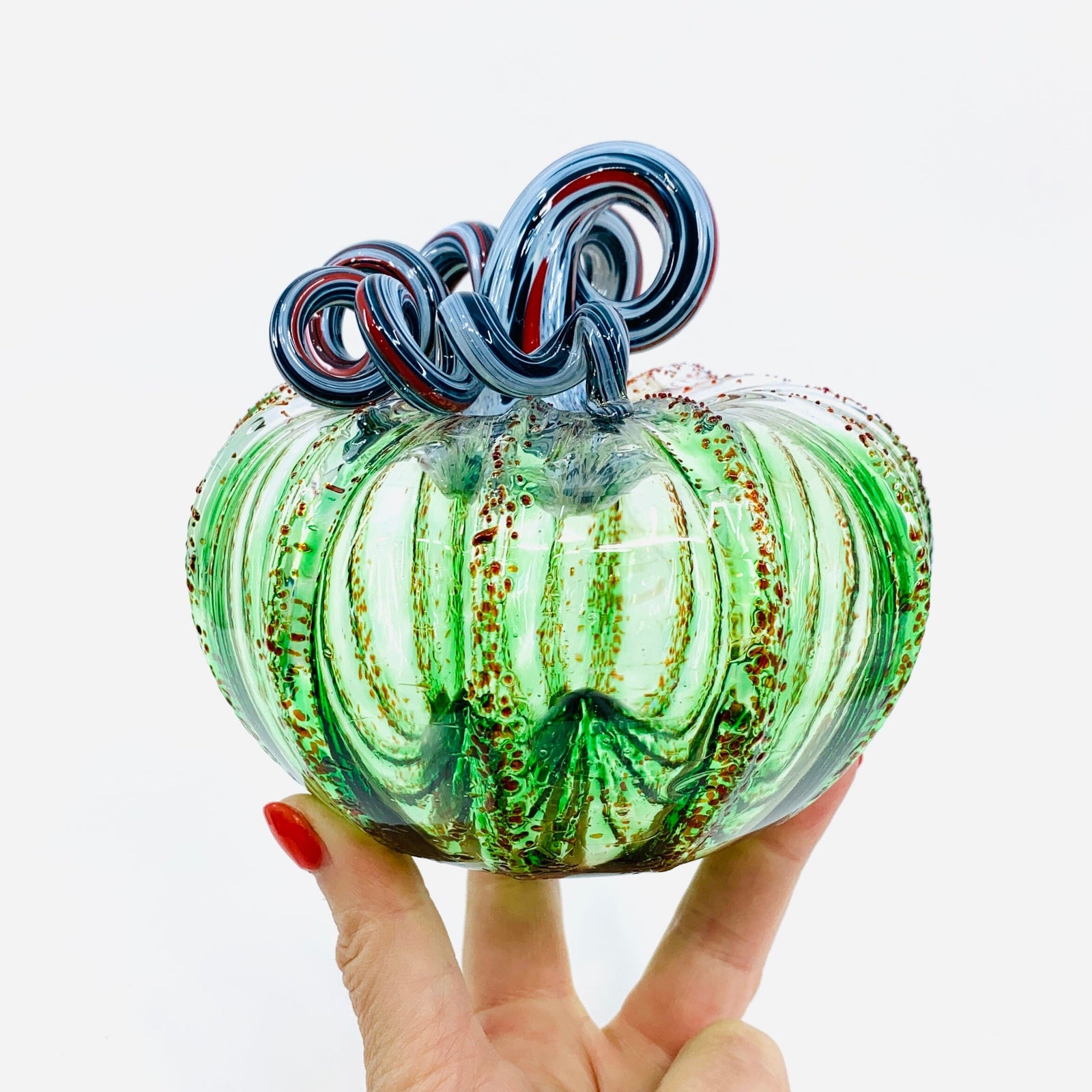 Daily Pumpkin 856 Holiday Squat Gabby Luke Adams Glass Blowing Studio 