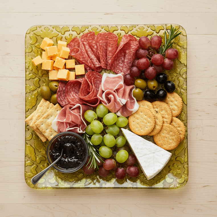 Glass Fusion Plate, Gold Filigree 25 Decor Boston International, INC 