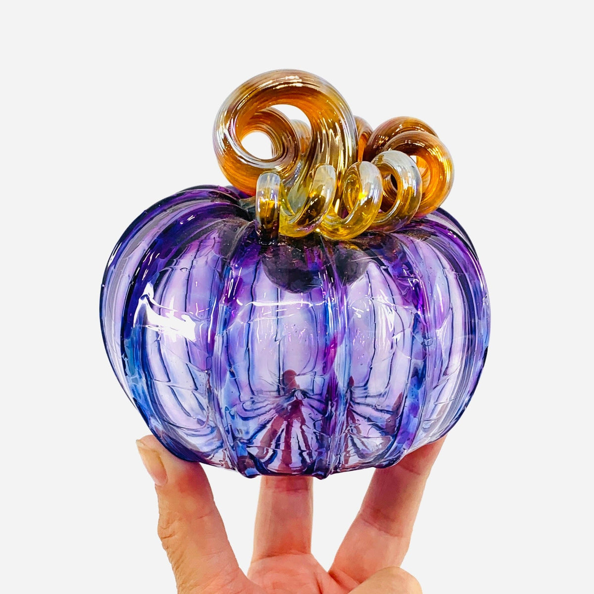 Daily Pumpkin 2346 Squat Gabby Luke Adams Glass Blowing Studio 