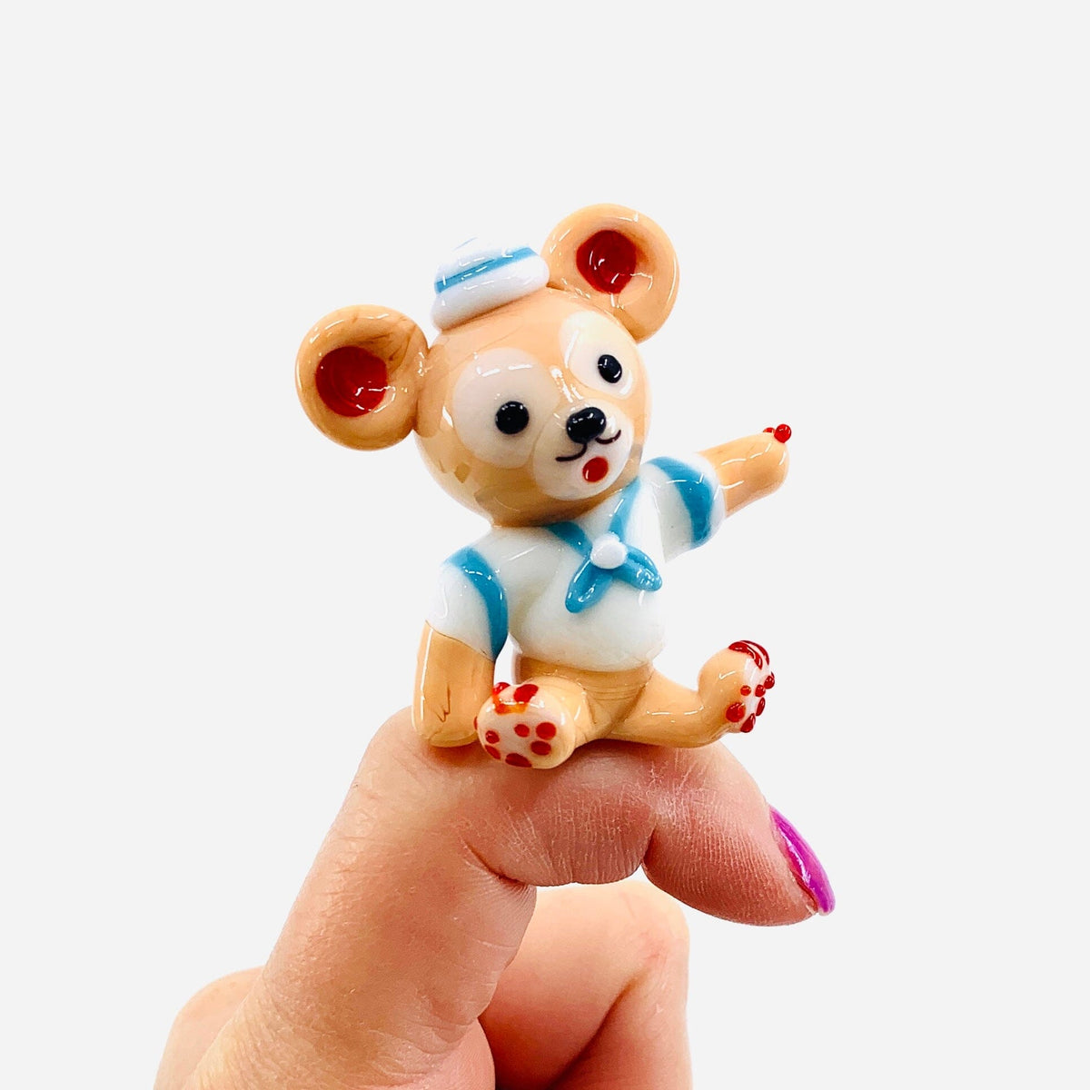 Glass Sailor Bear Miniature Alex 