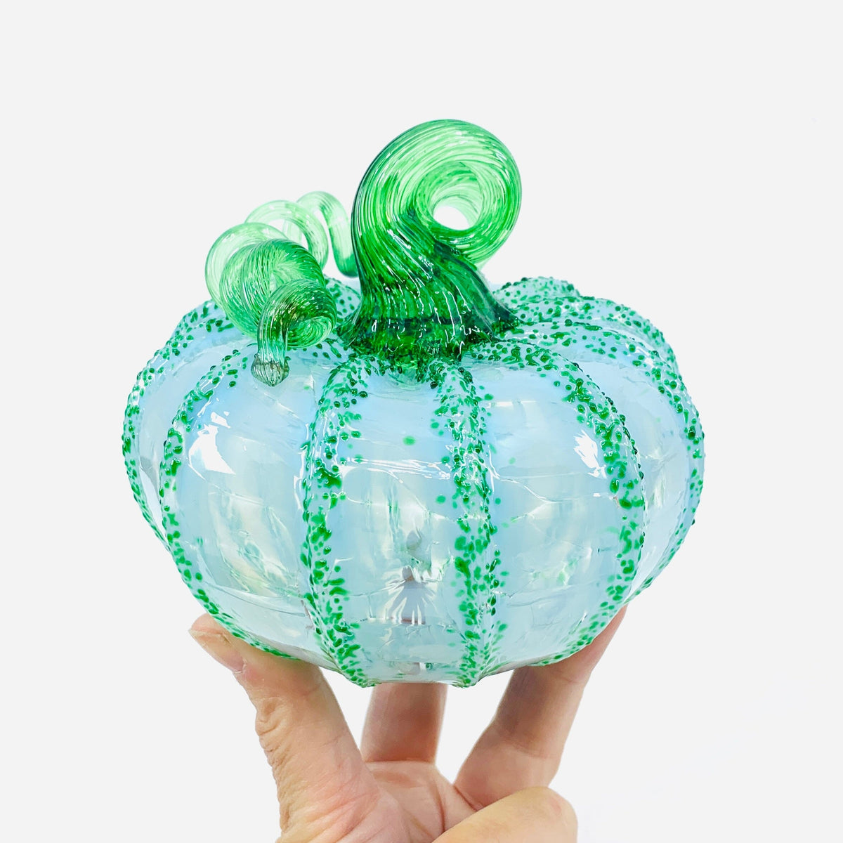 Daily Pumpkin 1492 Holiday Squat Gabby Luke Adams Glass Blowing Studio 