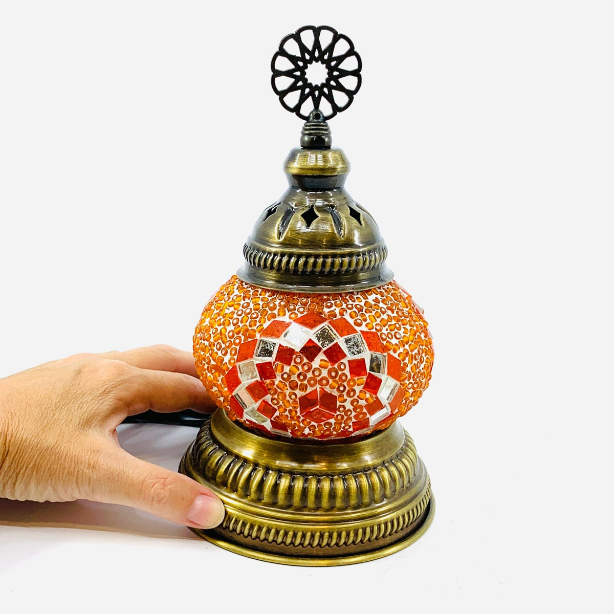 Turkish Mosaic Mini Lamp, 27 Decor Natto USA 