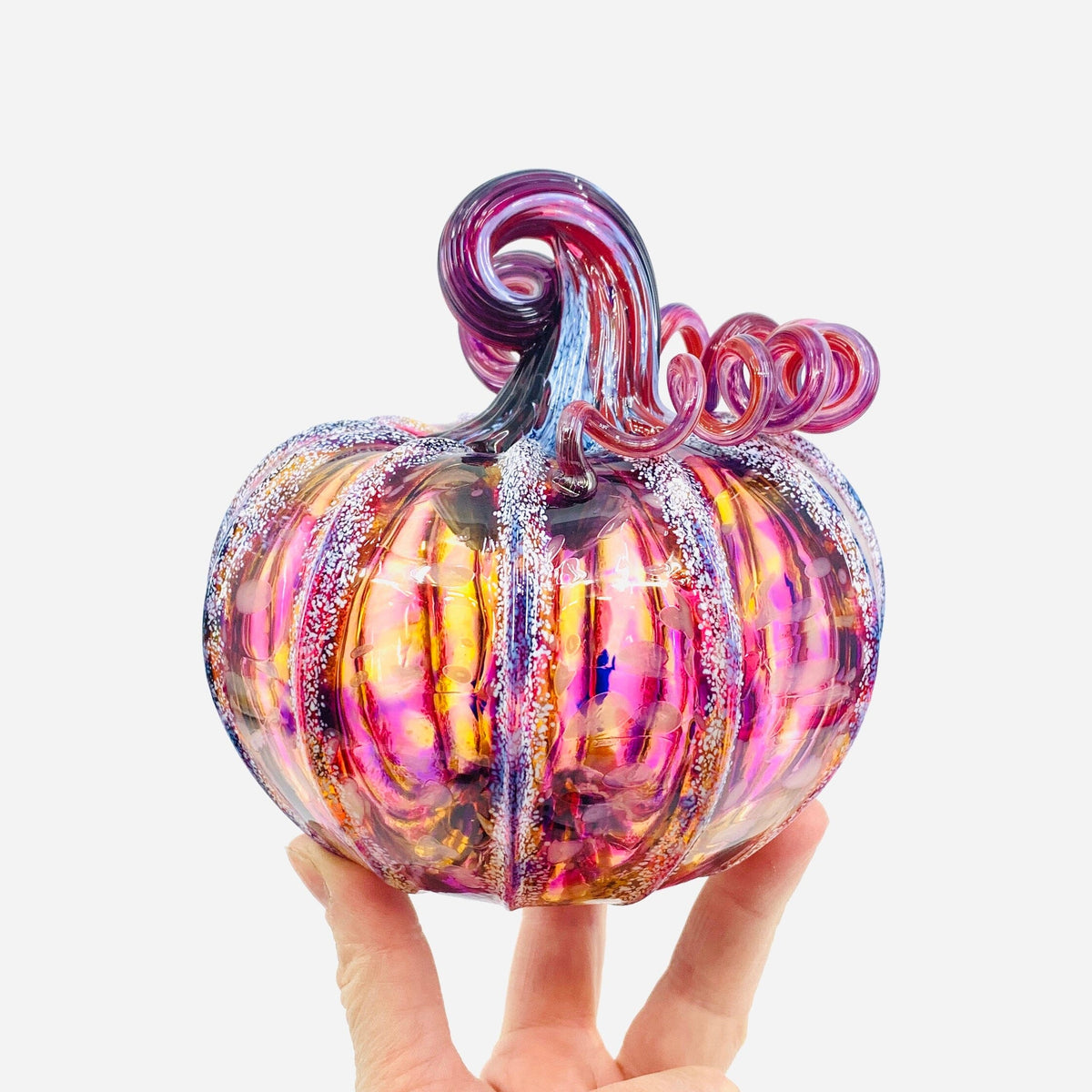 Daily Pumpkin 2702 Sweetheart Squat Gabby Luke Adams Glass Blowing Studio 