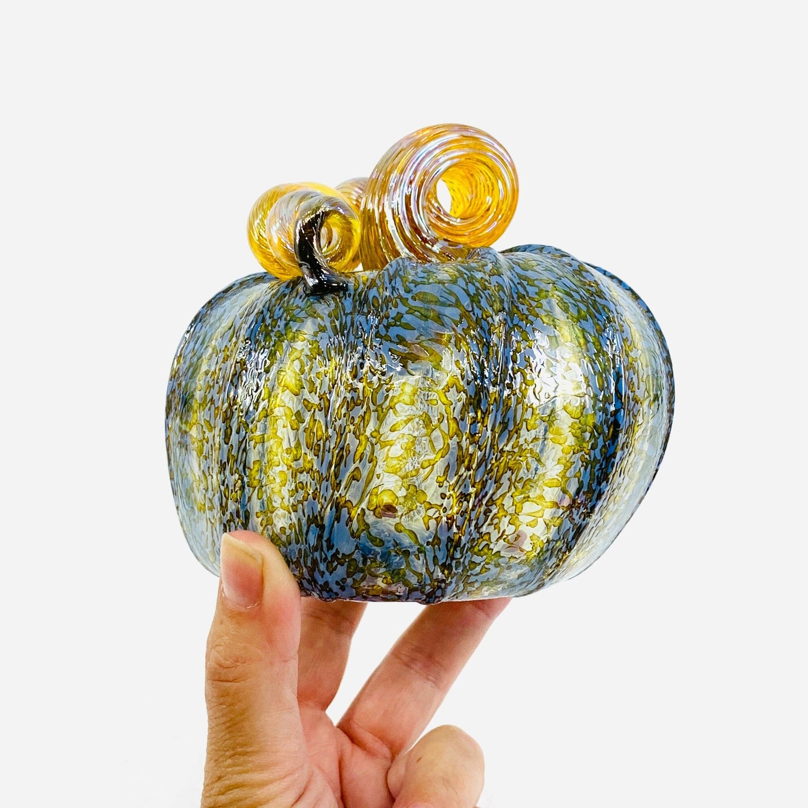 Daily Pumpkin 2763 Oops Squat Gabby Luke Adams Glass Blowing Studio 