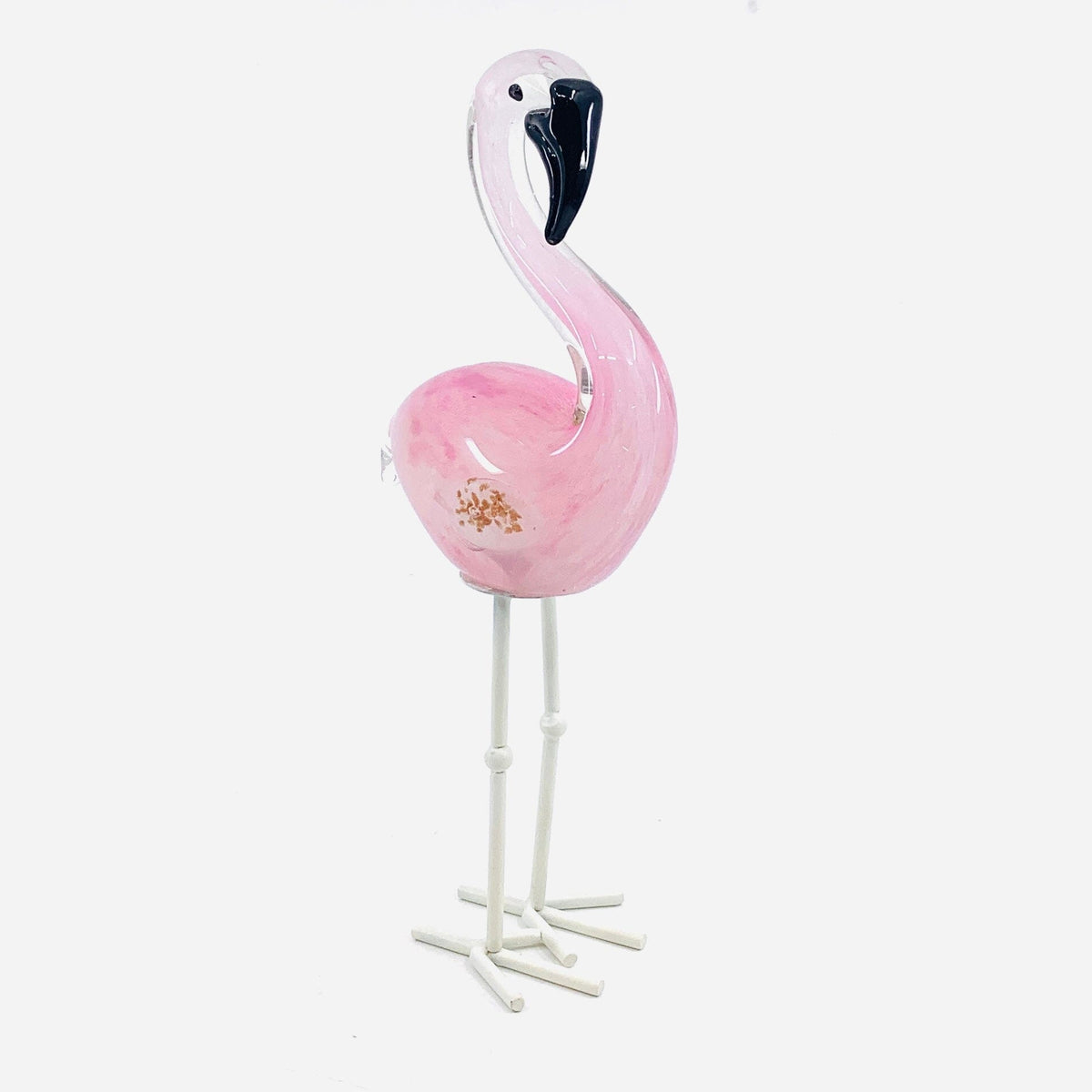 Elegant Flamingo Statue Diamond Star 