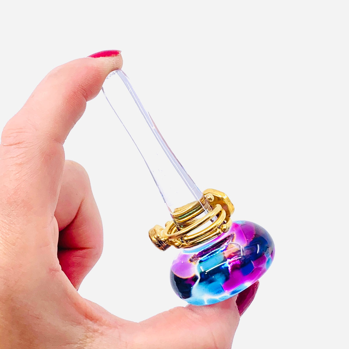 Artisan Glass Ring Holder, 16 Confetti