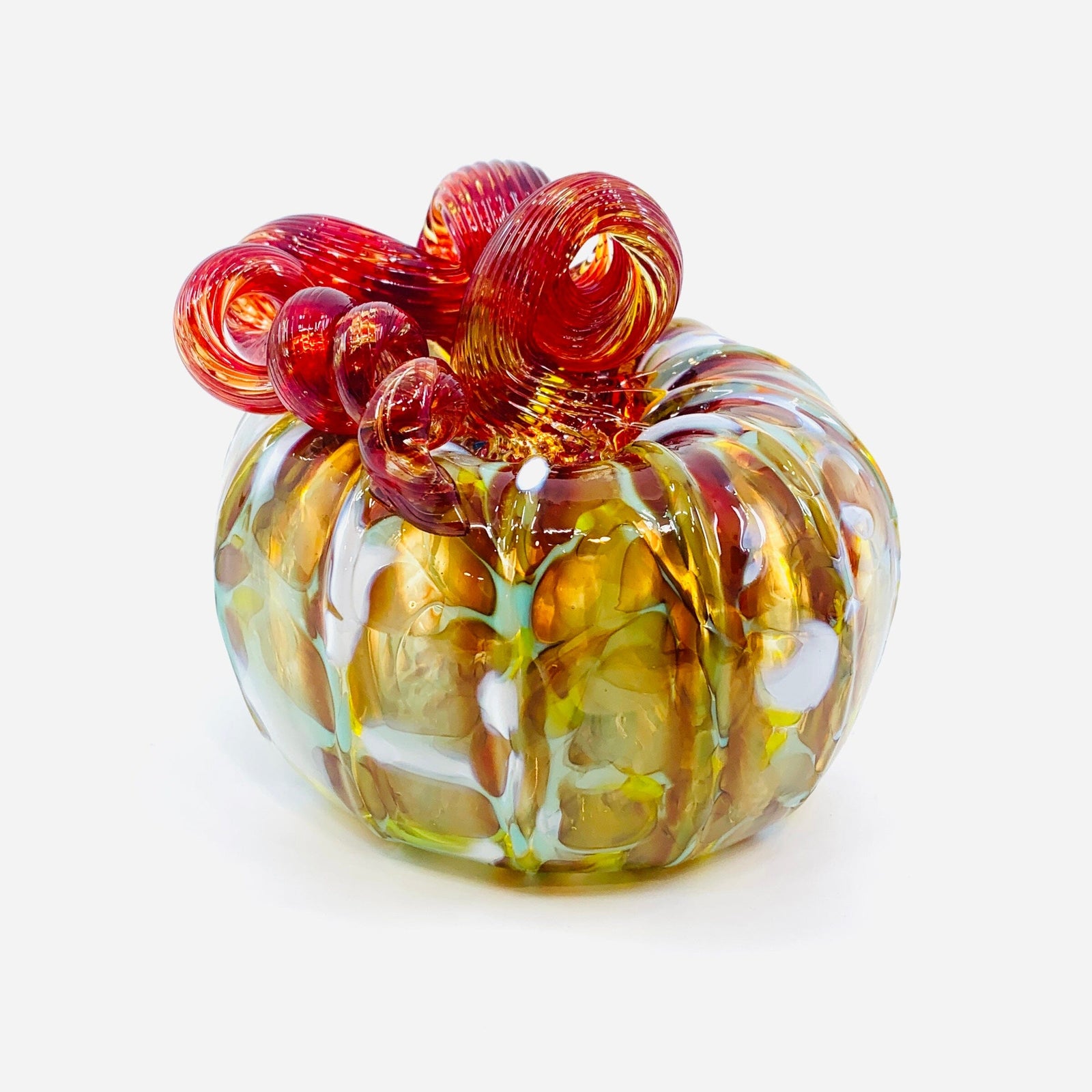 Daily Pumpkin 2082 Squat Gabby Luke Adams Glass Blowing Studio 