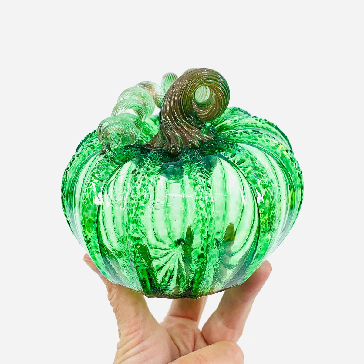 Daily Pumpkin 1431 Holiday Squat Gabby Luke Adams Glass Blowing Studio 