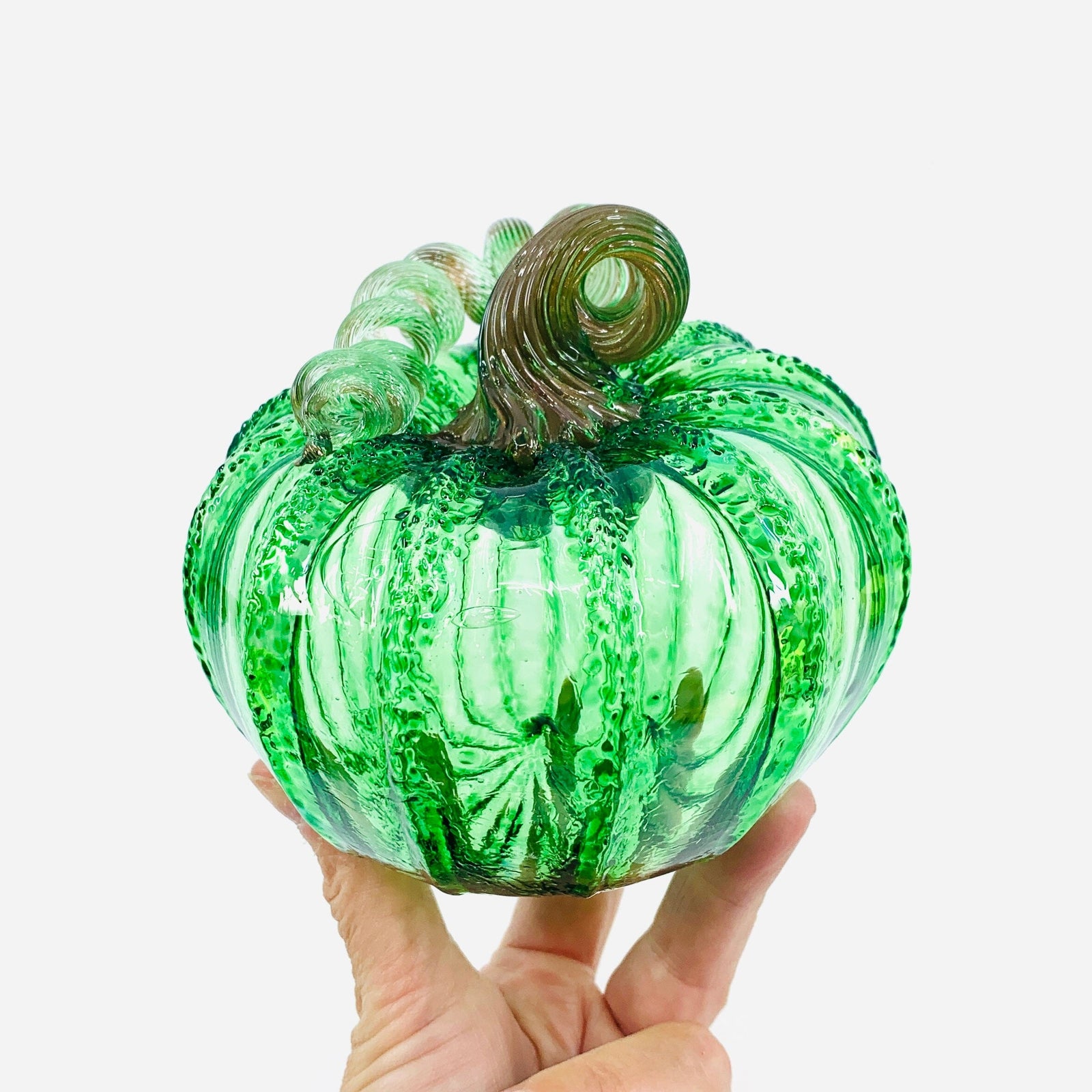 Daily Pumpkin 1431 Holiday Squat Gabby Luke Adams Glass Blowing Studio 