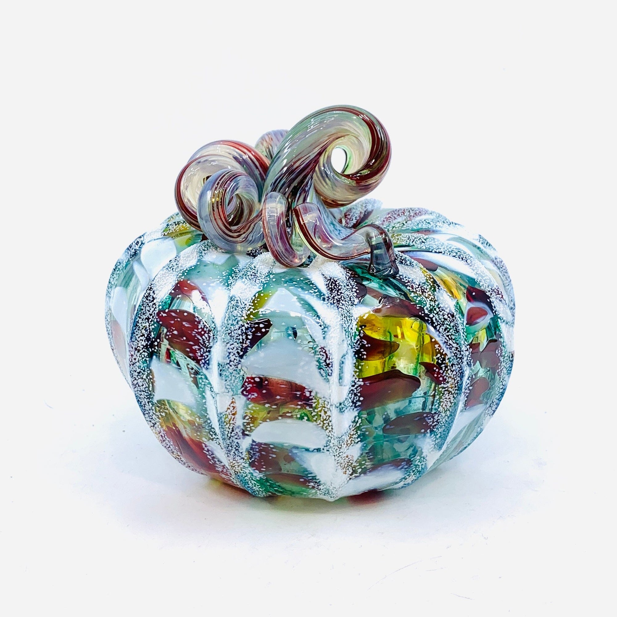 Daily Pumpkin 1922 Snowfall Squat Gabby Luke Adams Glass Blowing Studio 