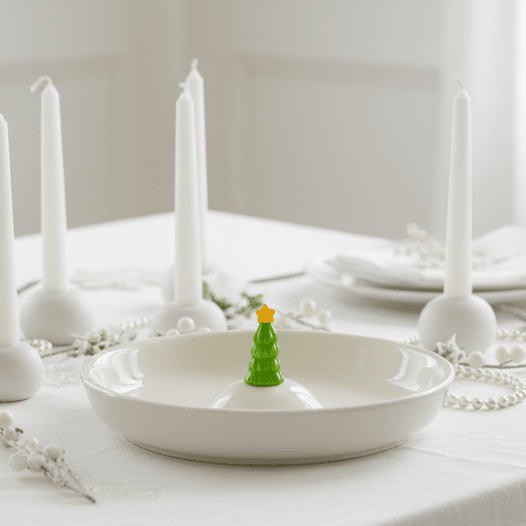 Stoneware Holiday Serveware, Tree Creative Co-Op 