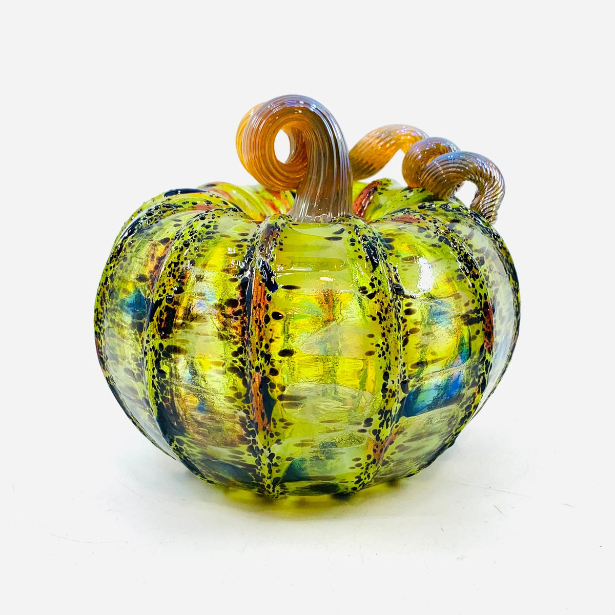 Daily Pumpkin 1276 Squat Daily Pumpkin Luke Adams Glass Blowing Studio 