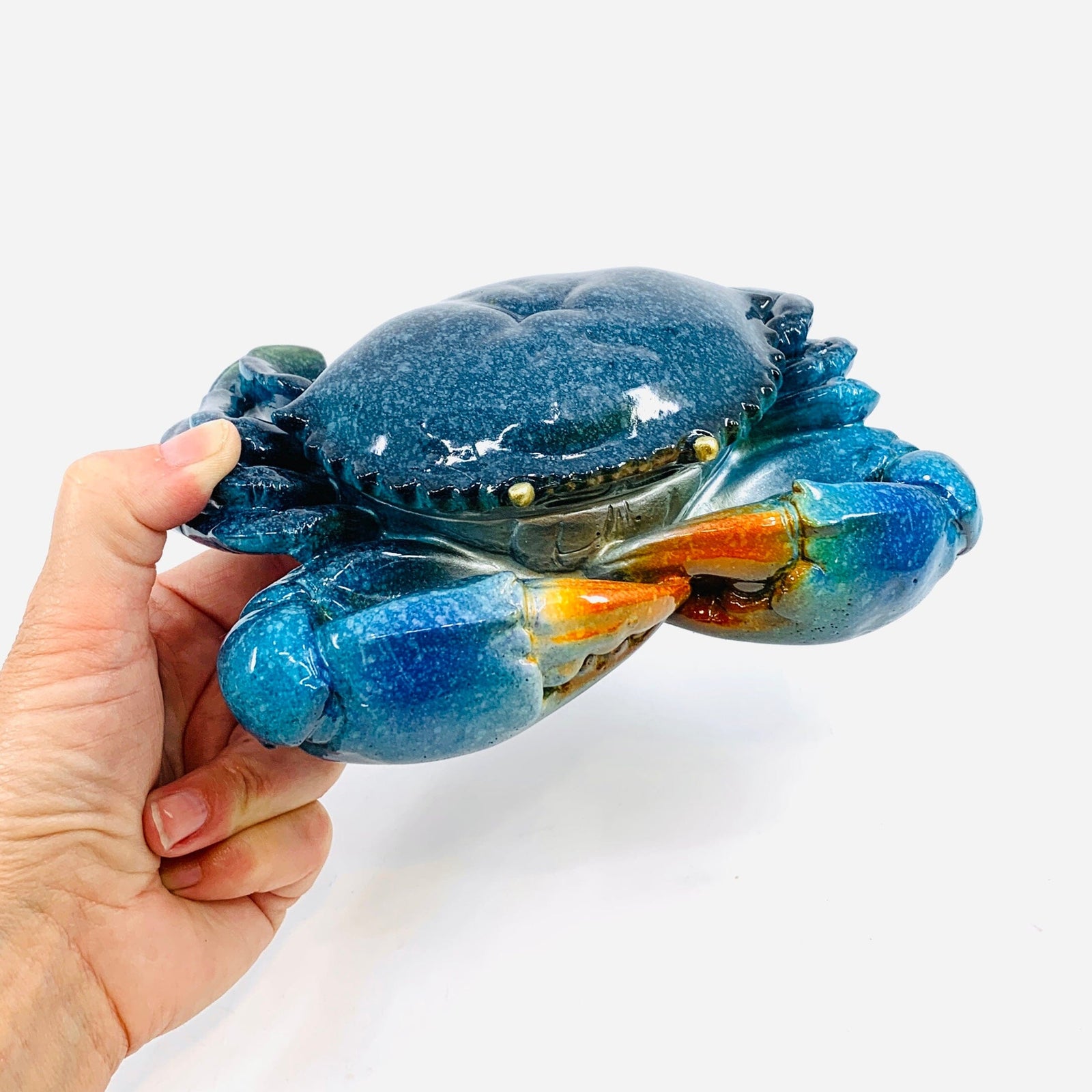 Blue Crab Trinket Box Decor Chesapeake Bay 