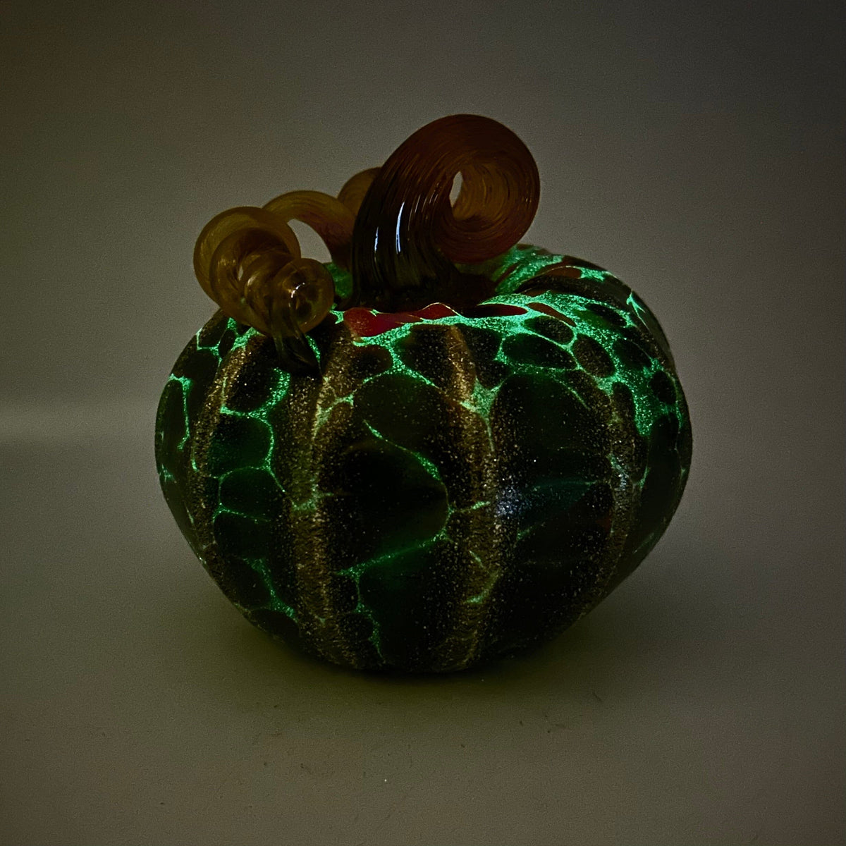 Daily Glow Pumpkin 210 Fall Squat Daily Pumpkin Luke Adams Glass Blowing Studio 