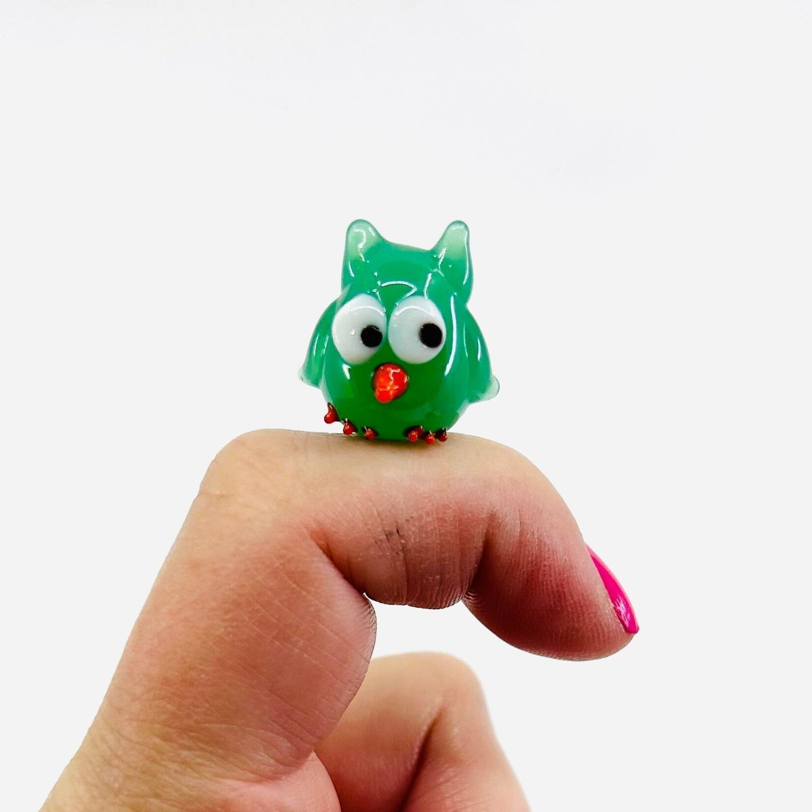 Teeniest Glass Owls - Ditzy Miniature Gift Amazing 