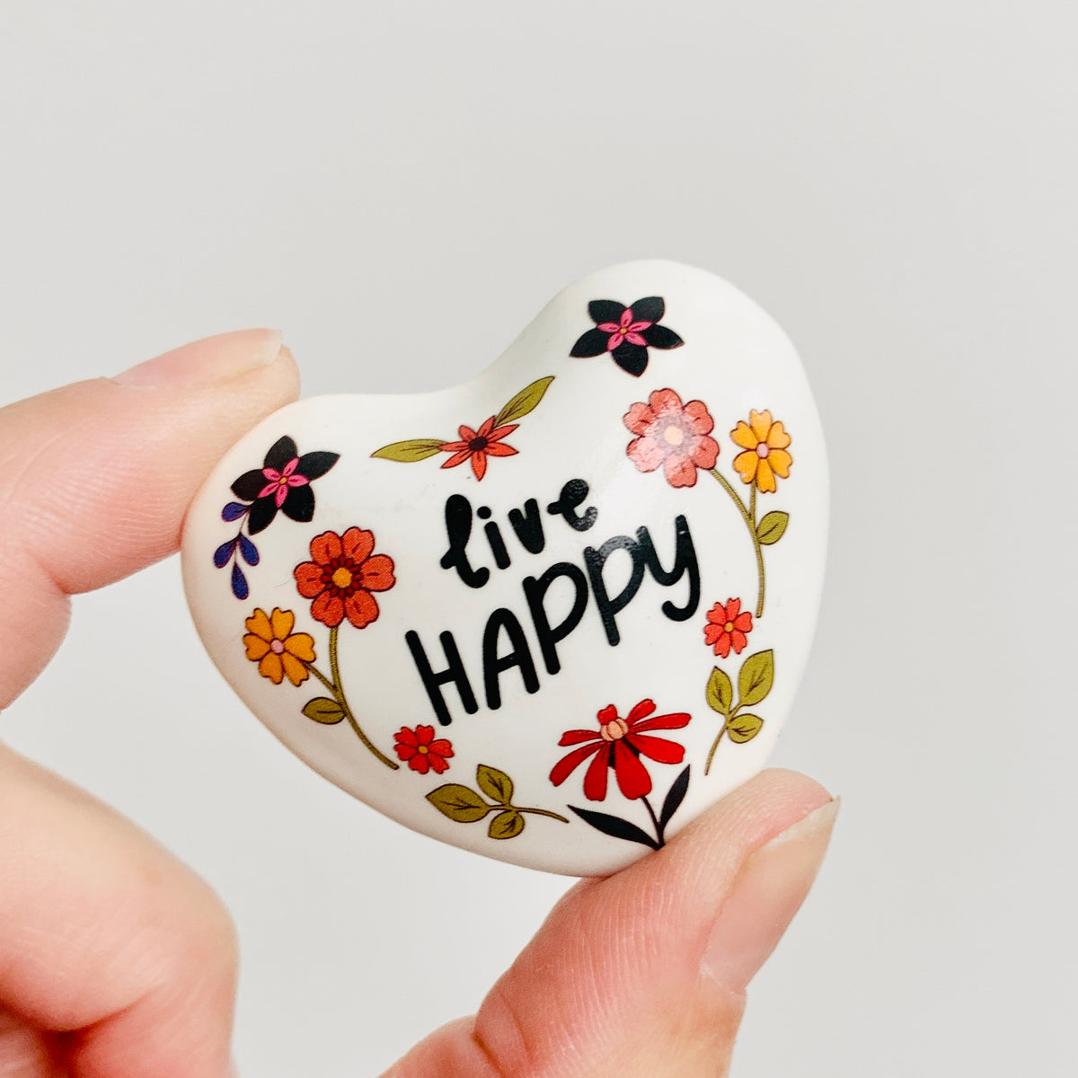 "Inspirational Words" Heart Chimes