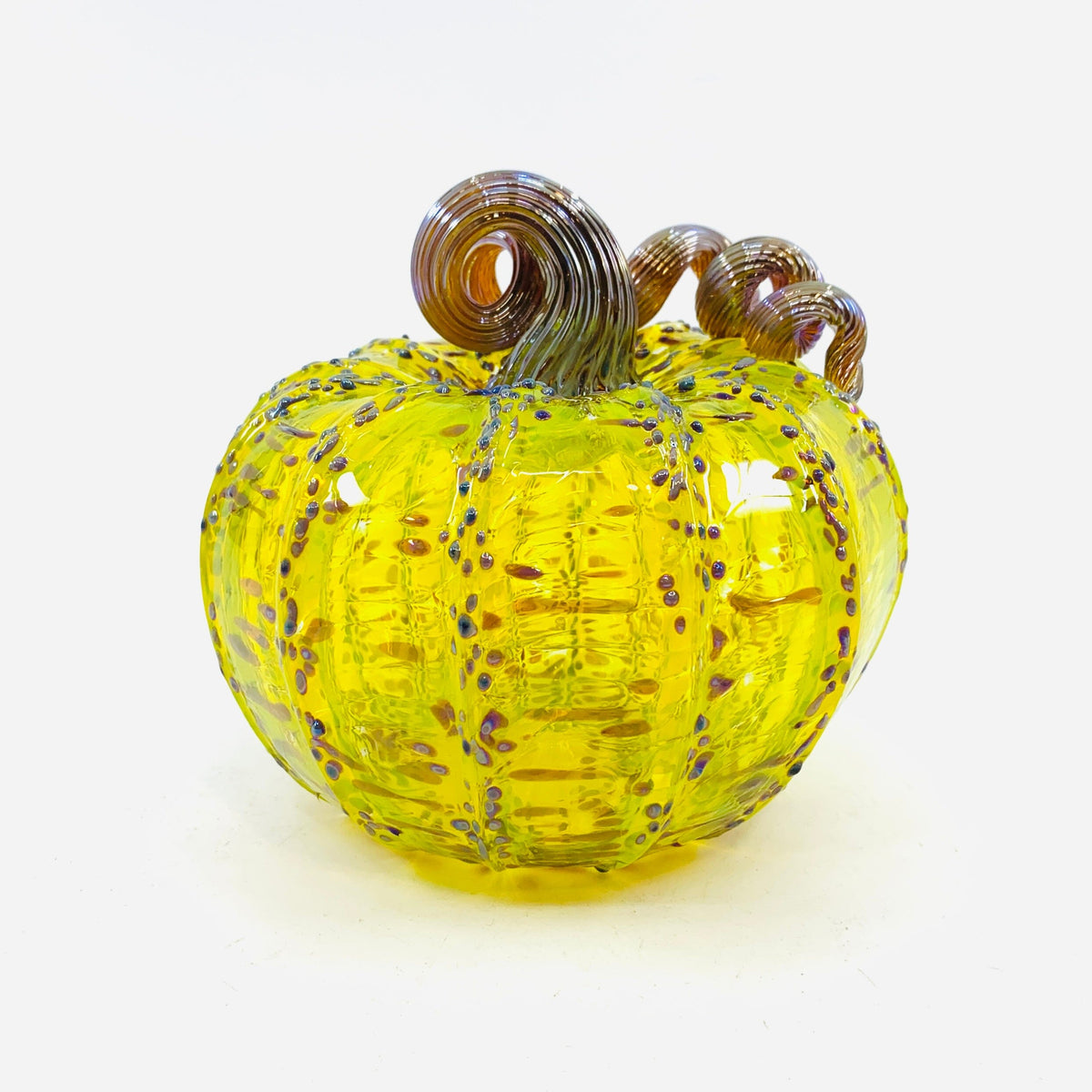 Daily Pumpkin 3455 Fall Squat Gabby Luke Adams Glass Blowing Studio 