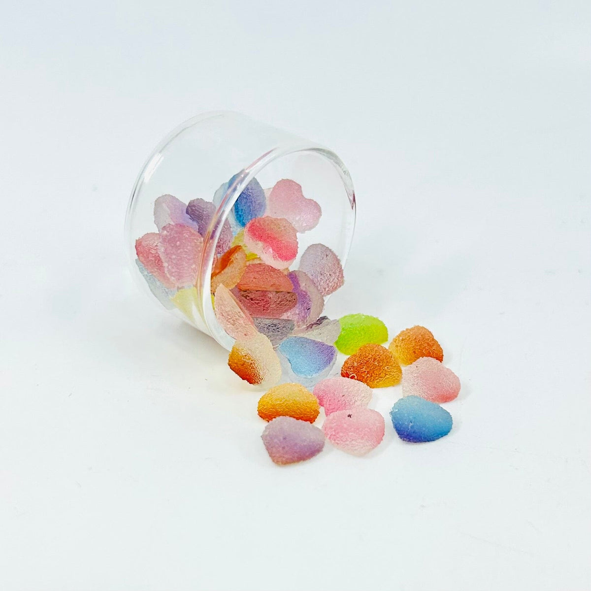 Tiniest Bowl of Gumdrop Hearts Miniature - 