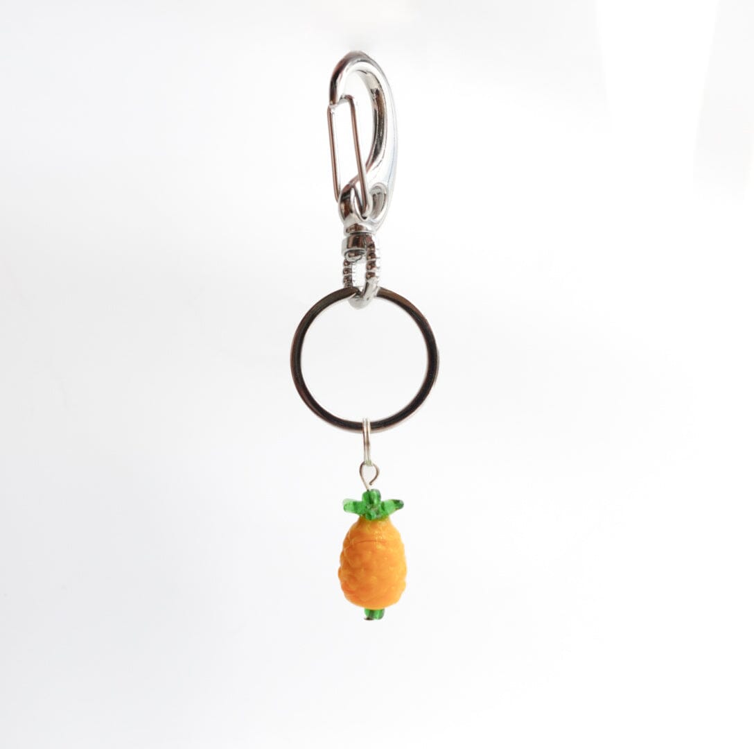 Glass Miniature Keychain, Pineapple GANZ 