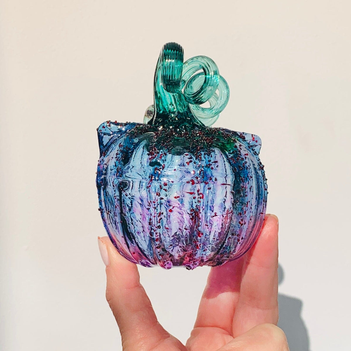 Daily Catkin 1225 Daily Pumpkin Luke Adams Glass Blowing Studio 