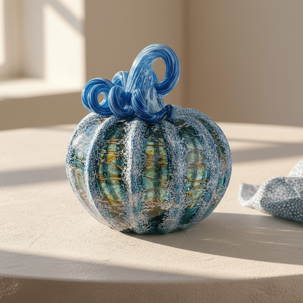 Daily Pumpkin 24 Squat Gabby Luke Adams Glass Blowing Studio 