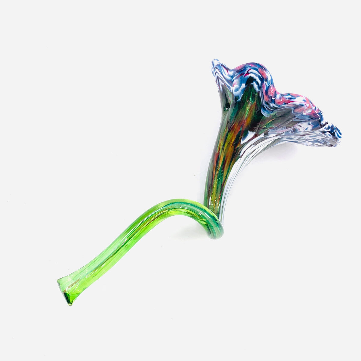 Pulled Glass Flower 87 Decor Luke Adams Glass Blowing Studio 