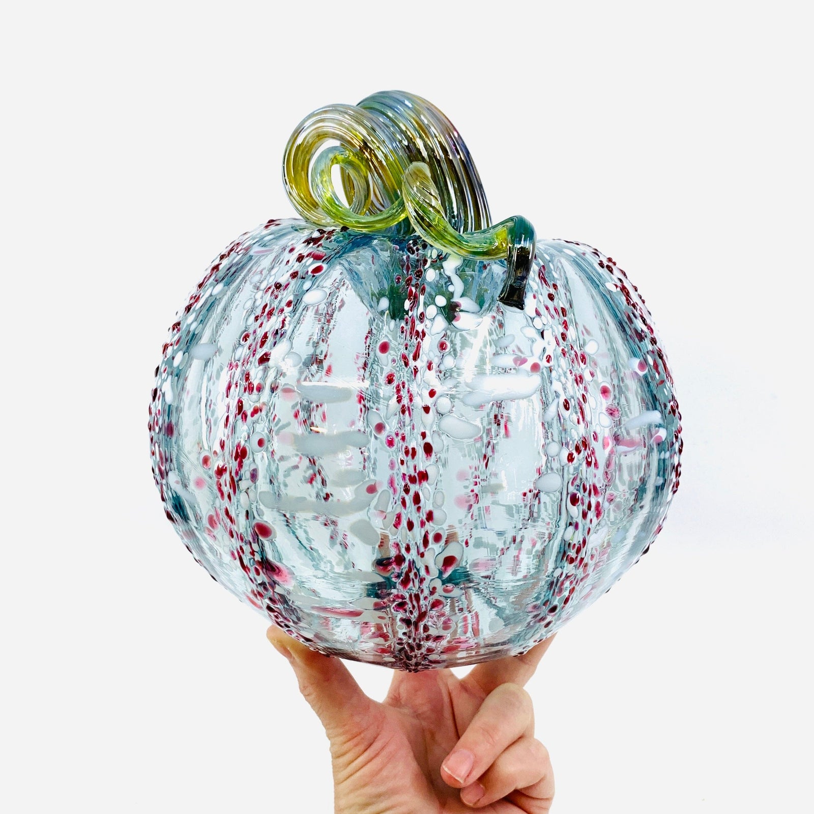 Daily Pumpkin 648 Large Gabby Luke Adams Glass Blowing Studio 