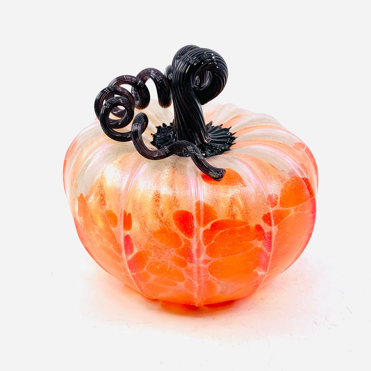 Daily Glow Pumpkin 346 Fall Squat Daily Pumpkin Luke Adams Glass Blowing Studio 