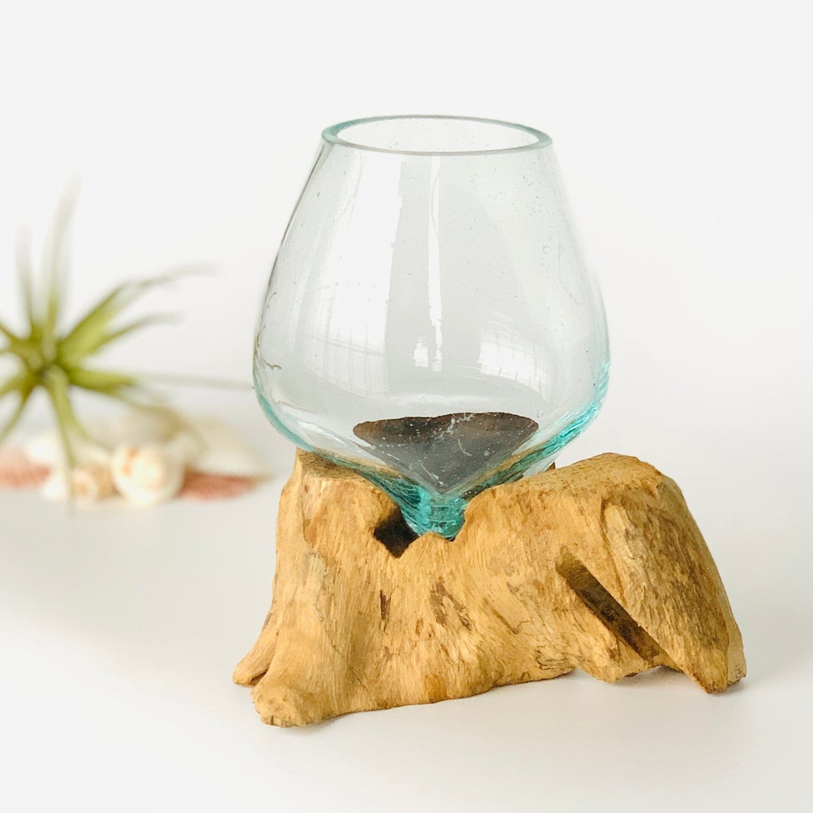 Small Driftwood Bubble Vase Decor Chesapeake Bay 