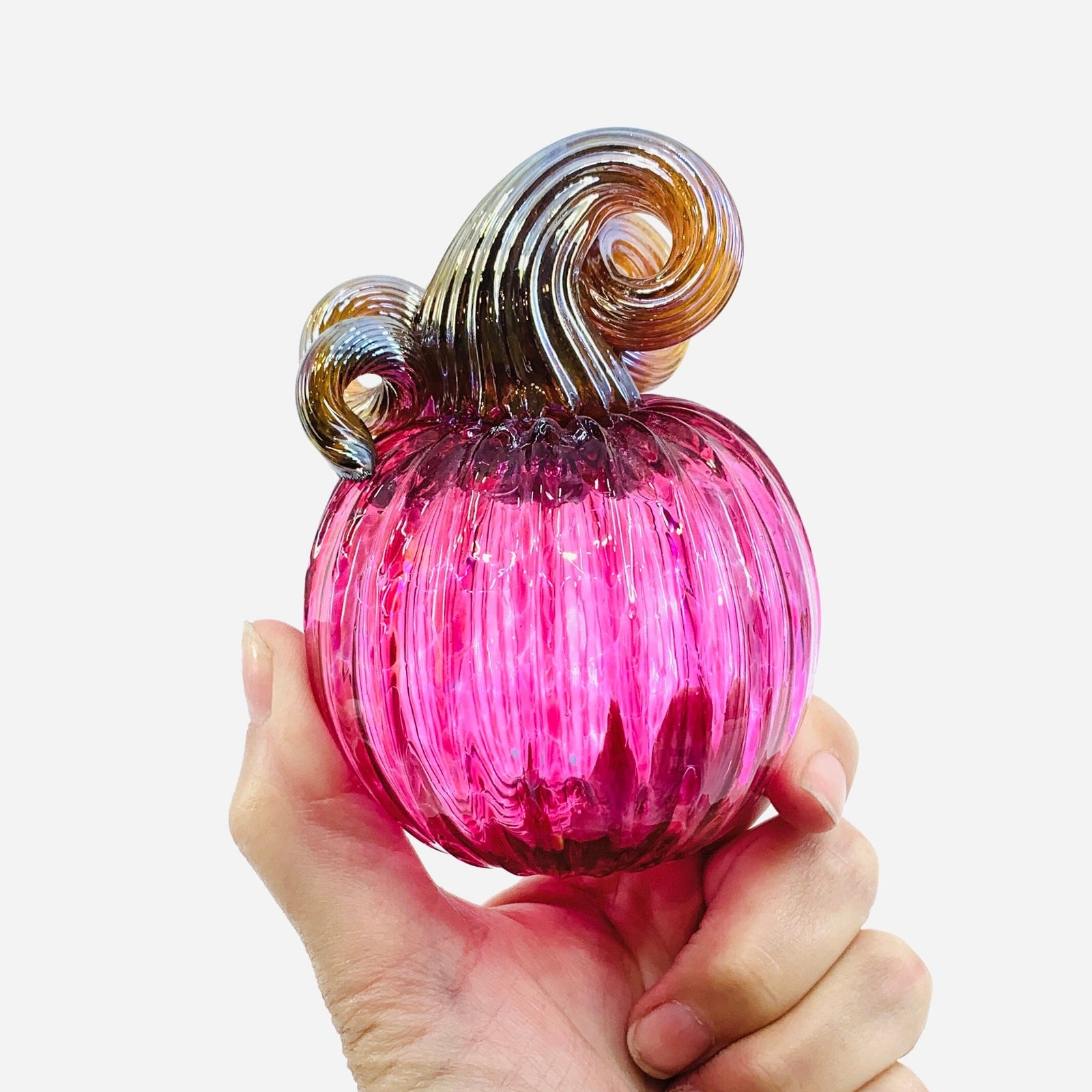 Daily Pumpkin 2480 Mini Gabby Luke Adams Glass Blowing Studio 