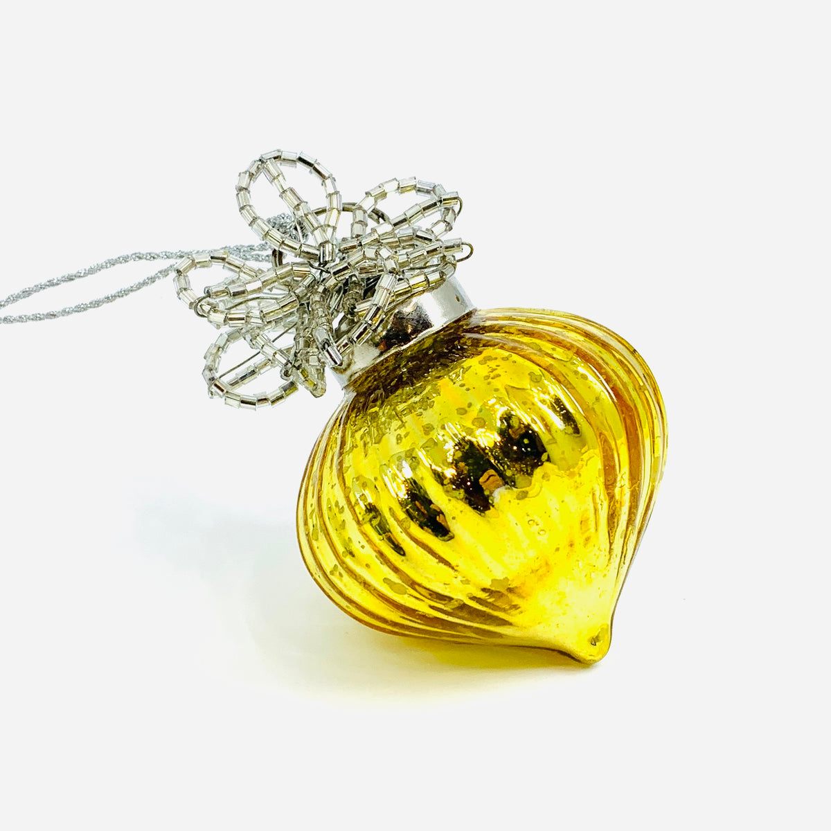 Beaded Jewel Ornament 76, Gold