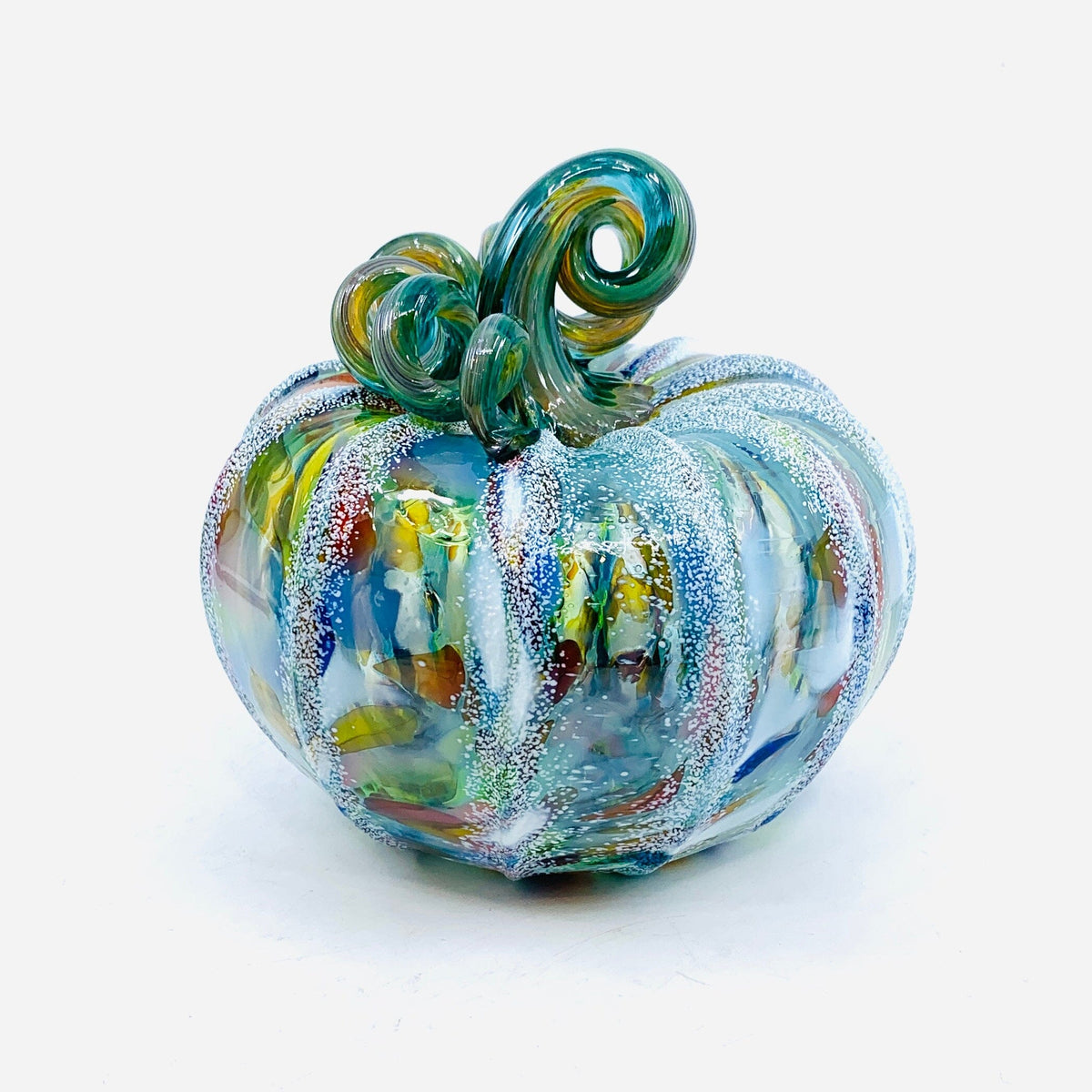 Daily Pumpkin 1741 Holiday Snowfall Squat Gabby Luke Adams Glass Blowing Studio 