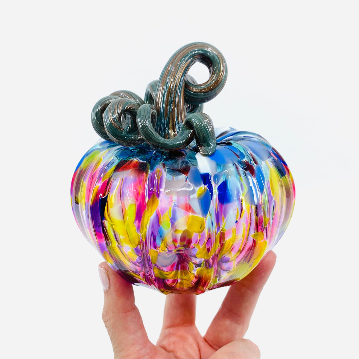 Daily Pumpkin 759 Squat Gabby Luke Adams Glass Blowing Studio 