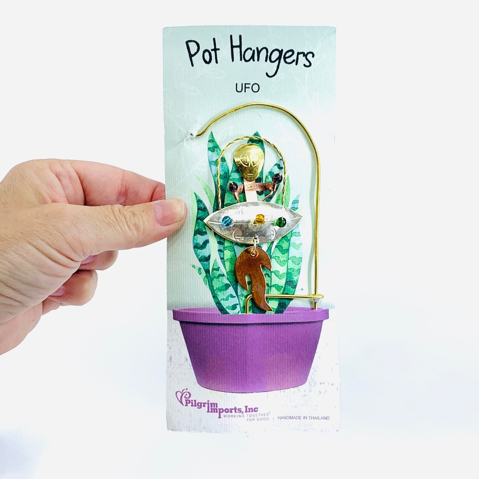 Plant Hangers 17, UFO Miniature Pilgrim Imports 