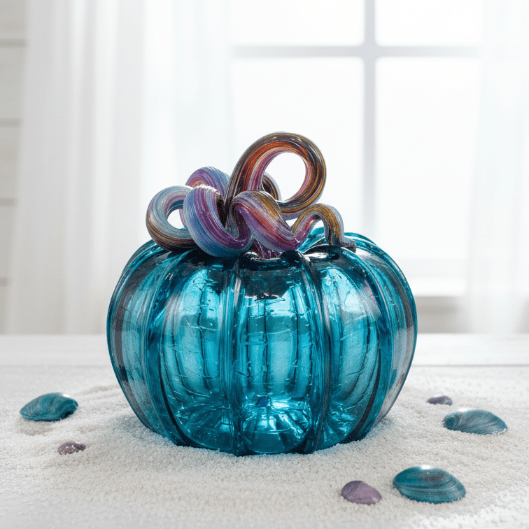 Daily Pumpkin 2077 Squat Gabby Luke Adams Glass Blowing Studio 