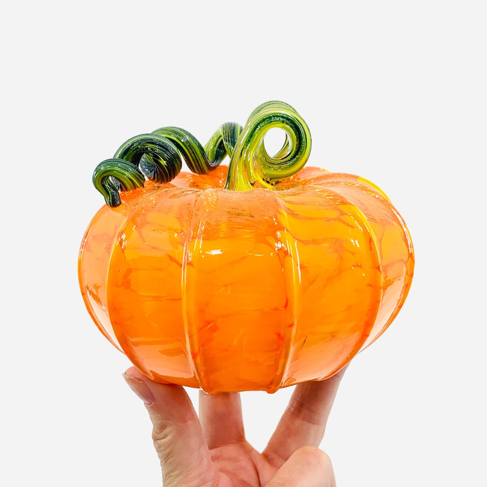 Daily Pumpkin 1439 Squat Gabby Luke Adams Glass Blowing Studio 
