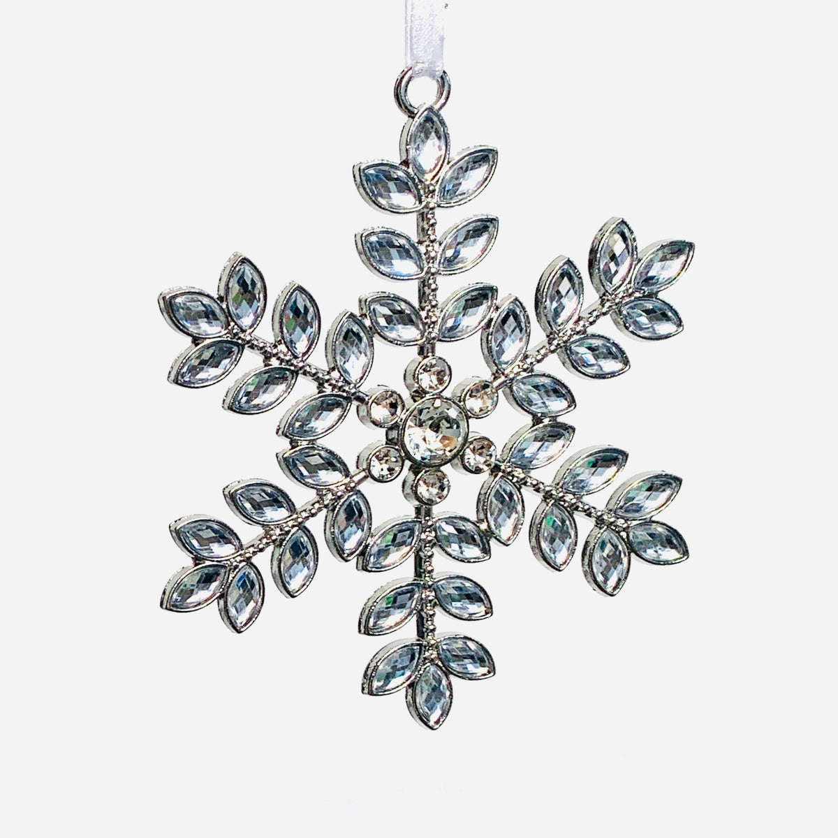 Snowflake Crystal Ornament 1
