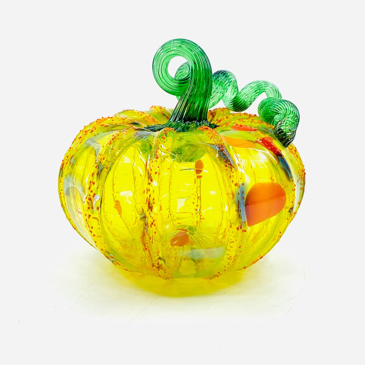 Daily Pumpkin 3814 Fall Squat Gabby Luke Adams Glass Blowing Studio 