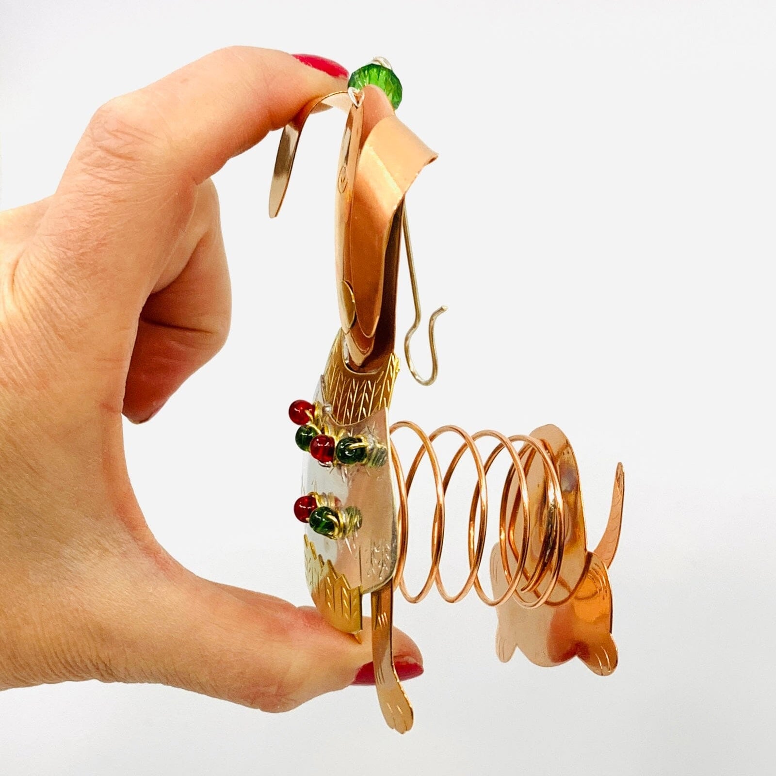 Mixed Metal Ornament, Dapper Dachshund Miniature Pilgrim Imports 