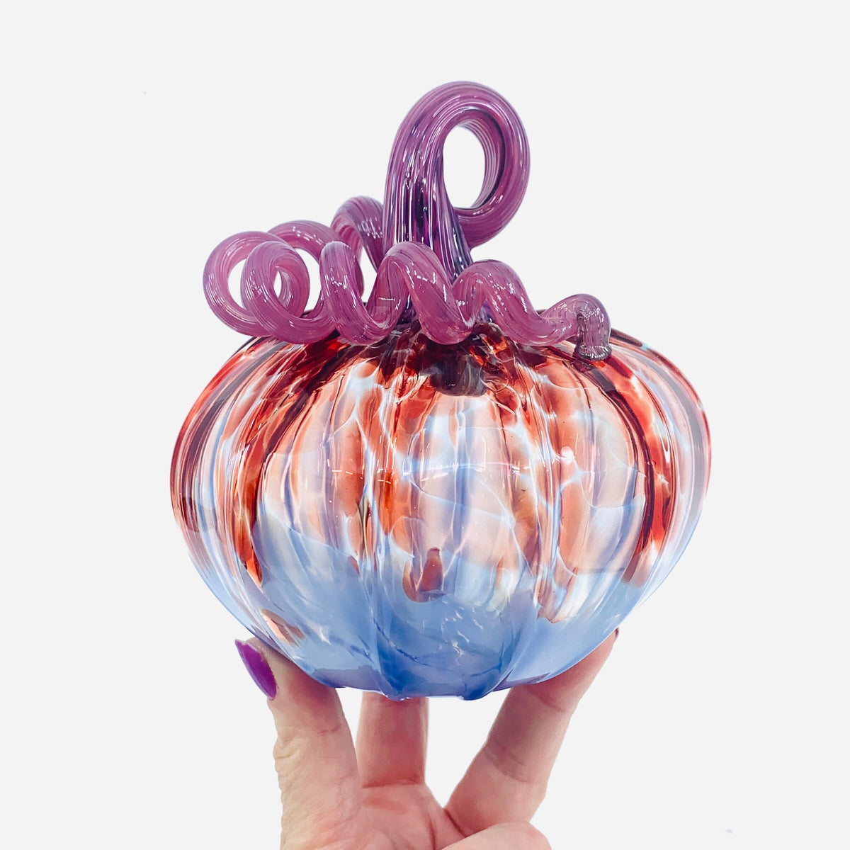 Daily Pumpkin 3591 Squat Gabby Luke Adams Glass Blowing Studio 