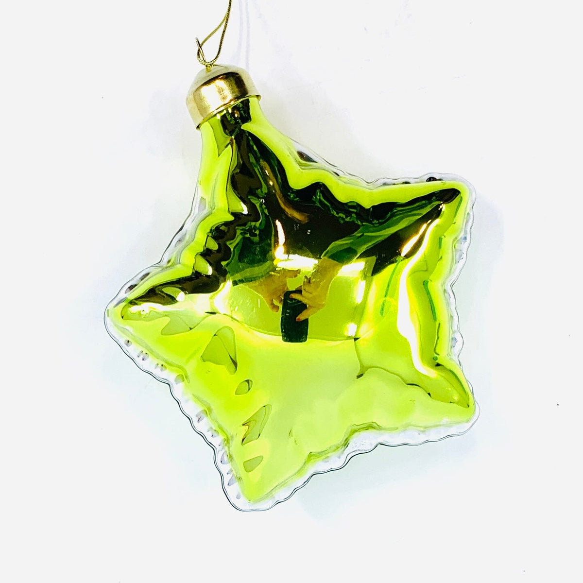 Balloon Star Ornament 88, Lime Ornament One Hundred 80 Degrees 