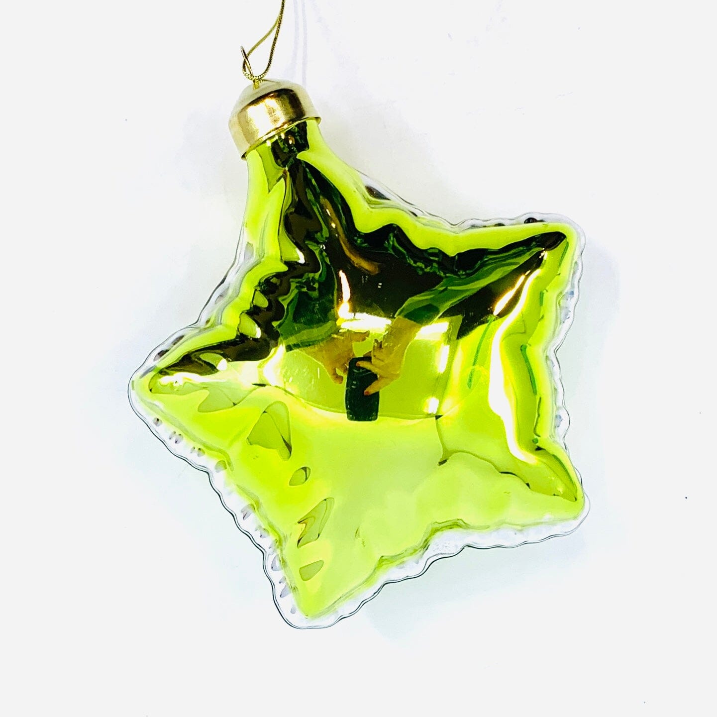 Balloon Star Ornament 88, Lime Ornament One Hundred 80 Degrees 