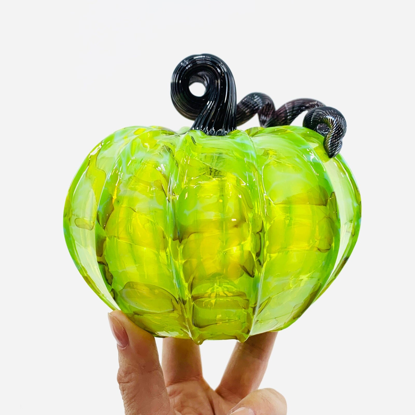Daily Pumpkin 1202 Squat Daily Pumpkin Luke Adams Glass Blowing Studio 