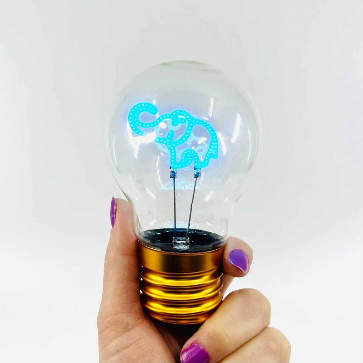 Neon Elephant Lightbulb 29TONIGHT 
