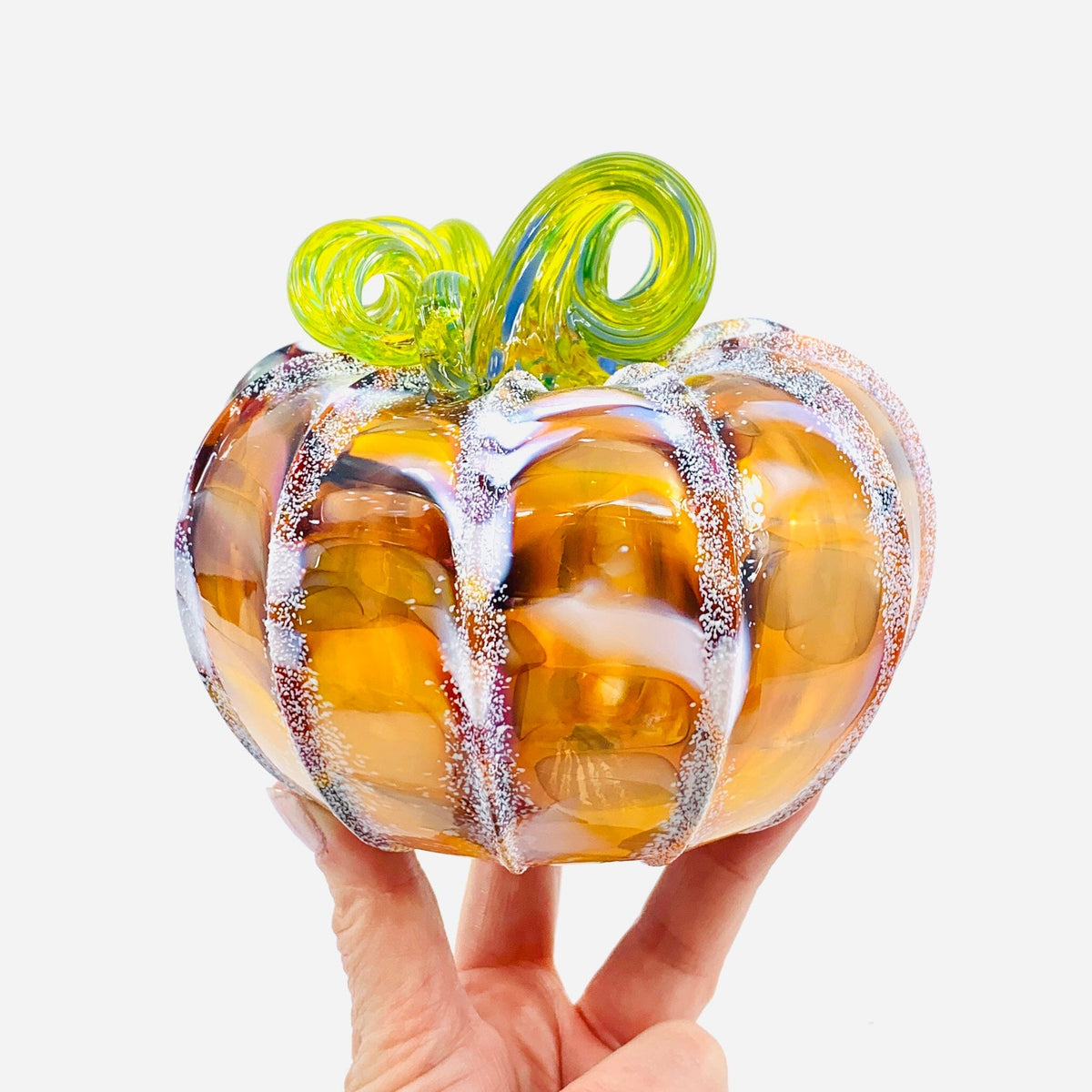 Orange Blossom, The Giving Pumpkin Gabby Luke Adams Glass Blowing Studio 