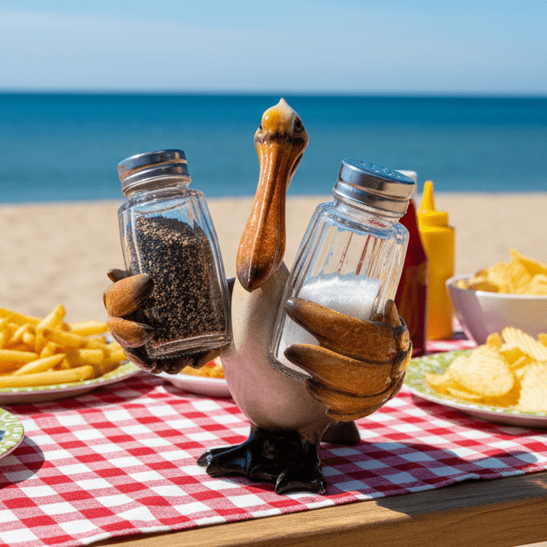 Pelican Salt and Pepper Shaker Chesapeake Bay 