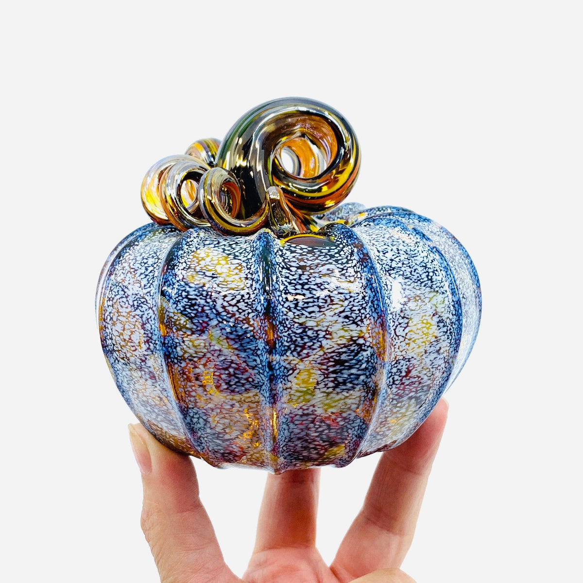 Daily Pumpkin 3310 Fall Squat Gabby Luke Adams Glass Blowing Studio 