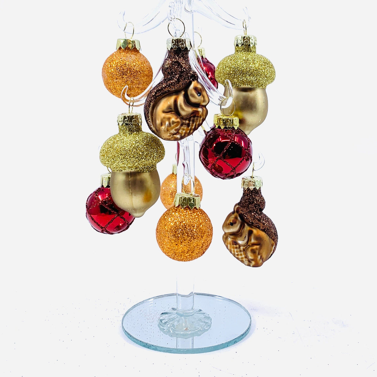 Nuts For Fall Glass Tree 28 Decor GANZ 
