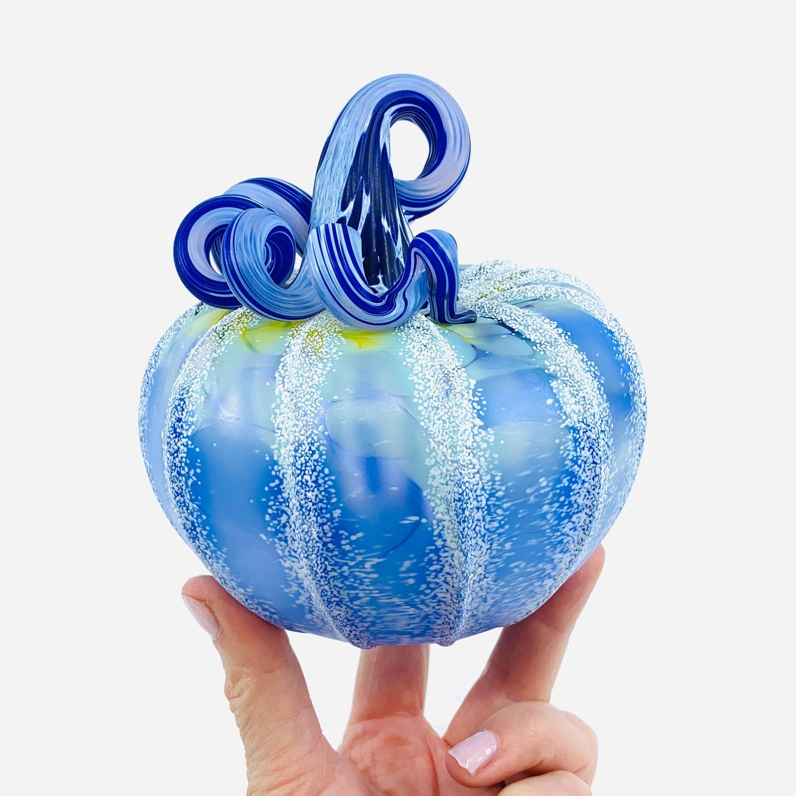 Daily Pumpkin 507 Coastal Matte Squat Gabby Luke Adams Glass Blowing Studio 